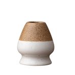 Matcha çay çırpma teli tutucu seramik tutucu, bambu Chasen için uygun Matcha Chasen çay seti aksesuarları (A)