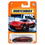 Matchbox Tesla Roadster - Kırmızı (1/64) Yurt Dışı Uzun Kartonet - GVX33