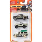 Matchbox Üçlü Araba City Adventure Iıı HFK18 - Renkli