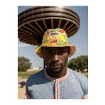 MATCO Bucket Hat (Matco Desenli Renkli Balıkçı Şapka) Sarı Standart