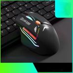 Matechno 1600 Dpı 6 Buton Rgb Kablosuz Oyuncu Faresi Gaming Oyuncu Mouse - Siyah