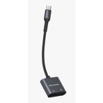 MATECHNO 2 in 1 Type-C Hub Çoklayıcı Kablo Şarj ve Kulaklık Girişli Type-C Dönüştürücü Çevirici