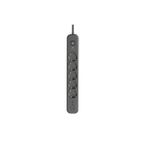 MATECHNO 2 MT Uzatma Kablosu Çoklu Priz Yüksek Gerilim Korumalı 5'Lİ Priz 2X USB 2X Type-C Çıkışlı Priz