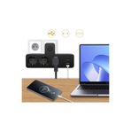 MATECHNO 3'lü Termal Akım Korumalı Priz 3xUSB 1xType-C 20W PD Giriş