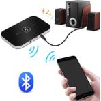Matechno Bluetooth Ses Adaptör Bluetooth Wireless Receiver Aux USB Rca Wireless Araç Hoparlör Bluetooth Kiti - Siyah