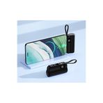 Matechno Mini 5000 Mah Çoklu Şarj Çıkışlı Siyah Standlı Powerbank Mini Şarj Standı Güç Bankası