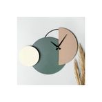 Mateen Metal Dekoratif Duvar Saati, 47-31 Cm