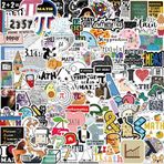 Matematik çıkartması komik matematik çıkartmaları 100 adet kaykay grafiti çıkartması motosikletler bisiklet snowboard bagaj dizüstü bilgisayar araba çantası çocuklar ve gençler için su geçirmez vinil
