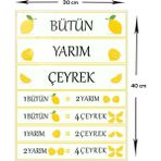 Matematik Kavramlar Cam Tablo 30X40CM, Okul Için Dekoratif ve Eğlenceli Panjur - Ahşap - Beyaz - Seçenek 1