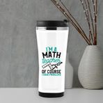 Matematik Öğretmenine Hediye Esprili Termos Mug