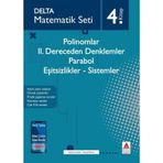 Matematik Seti 4. Kitap Polinomlar 2. Dereceden Denklemler Parabol Eşitsizlikler Sistemler-Delta Kültür Yayınları