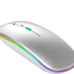 Matepad Pro 12.2" Tablet İçin RGB LED Işıklı Bluetooth+2.4Ghz Kablosuz Sessiz Şarjlı Mouse