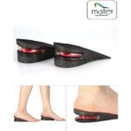 Mater Ayakkabı Boy Uzatıcı Tabanlık 5Cm Hava Yastıklı Gizli Topuk Taban Yükseltici, 35-40