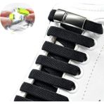 Mater Ayakkabı Takbırak Mıknatıslı Lastikli Ayakkabı Bağcığı, Akıllı Bağcık, Bot Çocuk Spor Converse Bağcık - Asfalt Siyahı