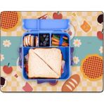 Matgo School Beslenme Saati Çilekli Sıvı Geçirmez Beslenme Matı Kaymaz Yıkanabilir Okul Yemek Pad 35X45CM