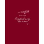 Mathematics Notebook – Burgundy Silver Edition: 120 Pages | 8.5 x 11 in | Grid Paper | Elegant School Notebook