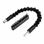 Matkap Ucu - Bükülebilir Oynar Vidalama Bits Uzatma Aparatı 30Cm - Komple Set