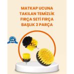 Matkap Ucu Fırça Seti Halı Fayans Zemin Temizliği Mir54450341