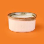 Matmel Porselen Sufle Kabı - Yeşil - 9 cm - 50 - 26 x 26 x 7 cm