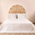 Matmel Soft Asos Çift Kişilik Yatak Örtüsü - Beyaz - 260X250 cm - Renkli - 10 x 11 cm