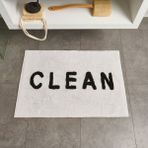 Matmel Soft Clean Tufting Banyo Paspası - Beyaz - 60X90 cm - Renkli
