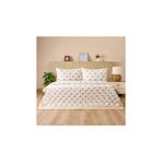 Matmel Soft Folky Çok Amaçlı Tek Kişilik Yatak Örtüsü Seti - Sarı - Çok Renkli - 10 x 10 cm