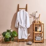 Matmel Soft Gent Erkek Bornoz - Beyaz - S / M - 1 - Çok Renkli