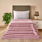 Matmel Soft Roselle Tek Kişilik Battaniye - Pembe - 150X200 cm - Renkli - 100 x 100 cm