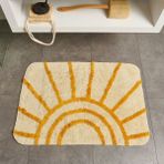 Matmel Soft Sun Tufting Banyo Paspası - Ekru - 60X90 cm - Renkli