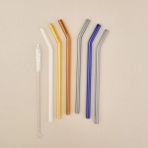 Matmel Straw Color 6'lı Cam Pipet Fırça Seti - Renkli - Çok Renkli - 1