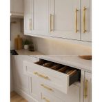 Matrix Desenli Ağır Zamak 160MM Özel Tasarım Dolap,vestiyer,mutfak Dolabı,şifonyer,banyo Dolabı Kulp - Gold