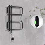 MATSU Elektrikli Havlupan 540x884 Siyah (OnOff Düğmeli) 300W
