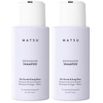 Matsu Professional Extension, Hızlı Uzamaya Yardımcı Saç Derisi Bakım Şampuanı, 350 Ml (2 paketi)