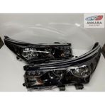 MATSUBA Toyota Corolla 2013 - 2015 Far Lambası Sağ-Sol Takım ( Nikelaj Far Kaşı Ile Birlikte - Sağ - Sol Takım - 2 Far ) - ANKARA FAR STOP