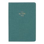 Matt Notebook 14x20 cm Sert Kapak Çizgili Koyu Yeşil Defter