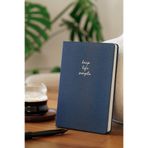 Matt Notebook 14x20 cm Sert Kapak Çizgili Lacivert Defter