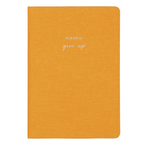 Matt Notebook 14x20 cm Sert Kapak Noktalı Hardal Defter
