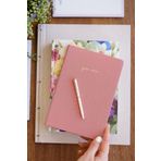 Matt Notebook 14x20 Sert Kapak Noktalı Pembe Defter