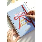 Matt Notebook 2026 Yılı A5 Haftalık Ajanda Spiralli 15x21 cm - 12 Aylık - Motivasyon Sayfalı Fiyonk