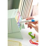 Matt Notebook 36 Renk Çift Uçlu Keçeli Kalem Seti Kutulu Brush + Chisel - Çok Renkli