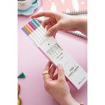 Matt Notebook 6 Renk Dayanıklı Fineliner 0.4 mm Yazı ve Çizim Kalem Seti