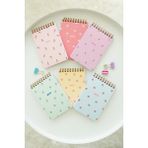 Matt Notebook 6'lı Meyve Desenli Cep Defteri Bloknot Seti 9x13 cm Çizgili Karton Kapak