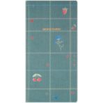 Matt Notebook 9X18 cm Keten Süresiz Haftalık Planlayıcı Kareli Cep Ajandası - Koyu Yeşil