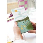 Matt Notebook 9x18 cm Keten Süresiz Haftalık Planlayıcı Kareli Cep Ajandası Manzara