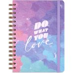 Matt Notebook A5 15X21 cm Spiralli Lastikli Çizgili Tarihsiz Not Defteri