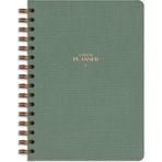 Matt Notebook A5 Spiralli Keten Süresiz Planlayıcı Ajanda Yeşil
