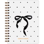 Matt Notebook A5 Spiralli Süresiz Planlayıcı Ajanda Fiyonk 15x21 cm 104 Yapraklı Siyah Benekli