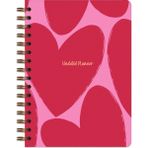 Matt Notebook A5 Spiralli Süresiz Planlayıcı Ajanda Kalpler