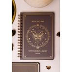 Matt Notebook Bullet Journal Edition A5 15X21 cm Spiralli Noktalı Tarihsiz Not Defteri Kelebek