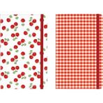 Matt Notebook Lastikli 13x21 cm 2'li Çizgili Defter